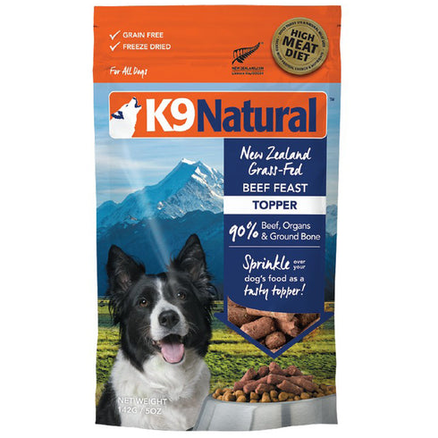 K9 Natural Beef Topper Dog Food 5oz - Poudre Pet and Feed Supply